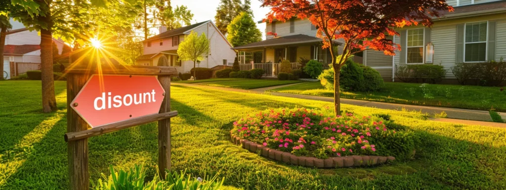 a vibrant scene of a welcoming suburban home showcasing a colorful