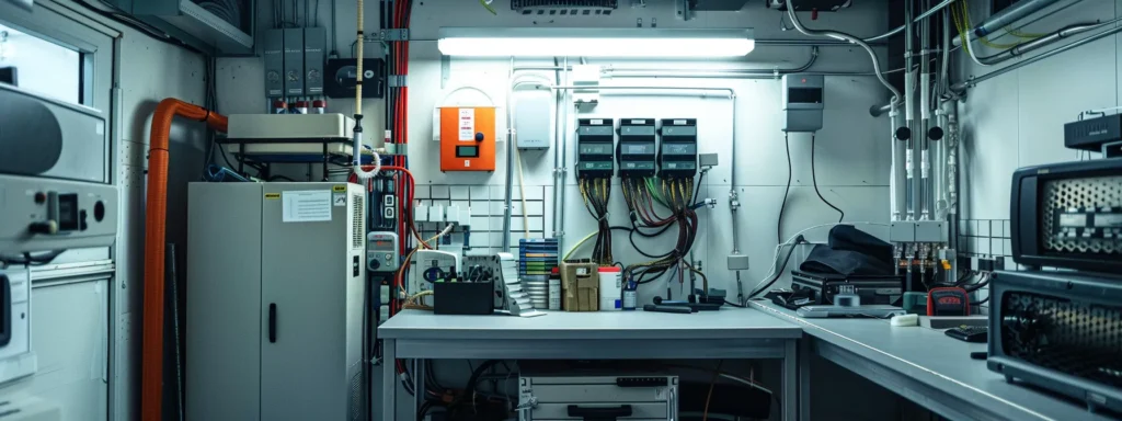 a meticulously organized hvac technician's workspace showcases advanced diagnostic tools and equipment, emphasizing the importance of regular maintenance for optimal system efficiency and healthier indoor air quality.