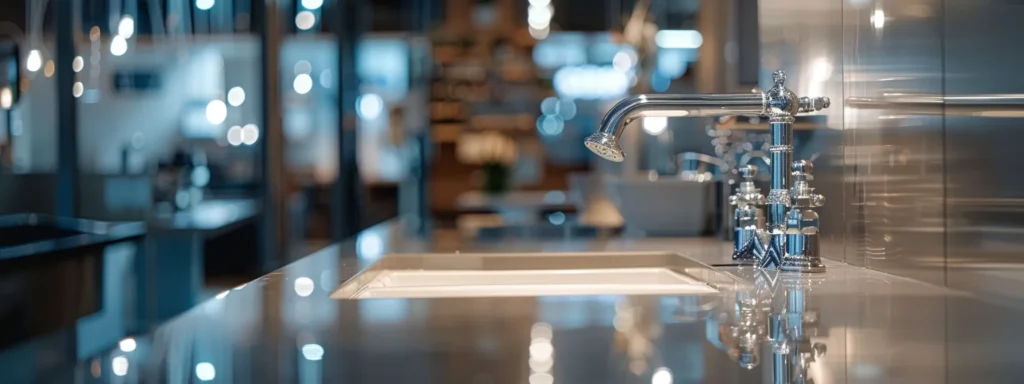 a sleek, modern commercial plumbing system in a well-lit tacoma business environment showcases the integration of quality solutions and efficiency, emphasizing the theme of smart investment and long-term savings.