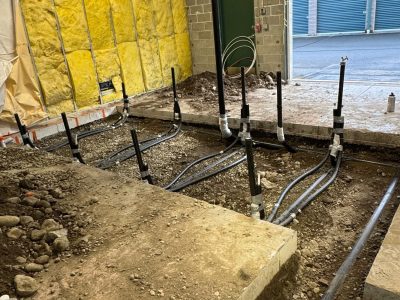 Pipe line excavation